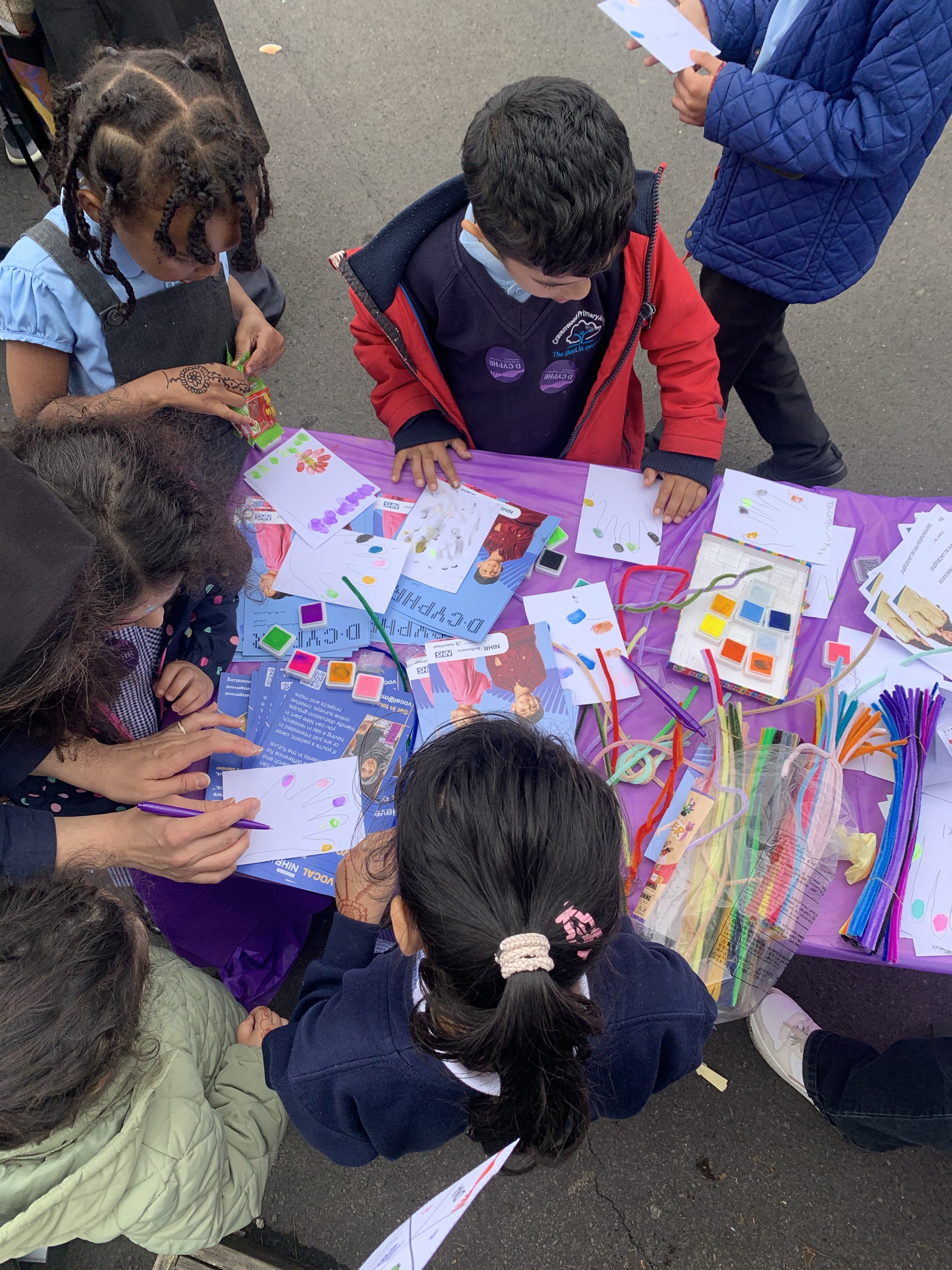 D-CYPHR Craft stall at Manchester school