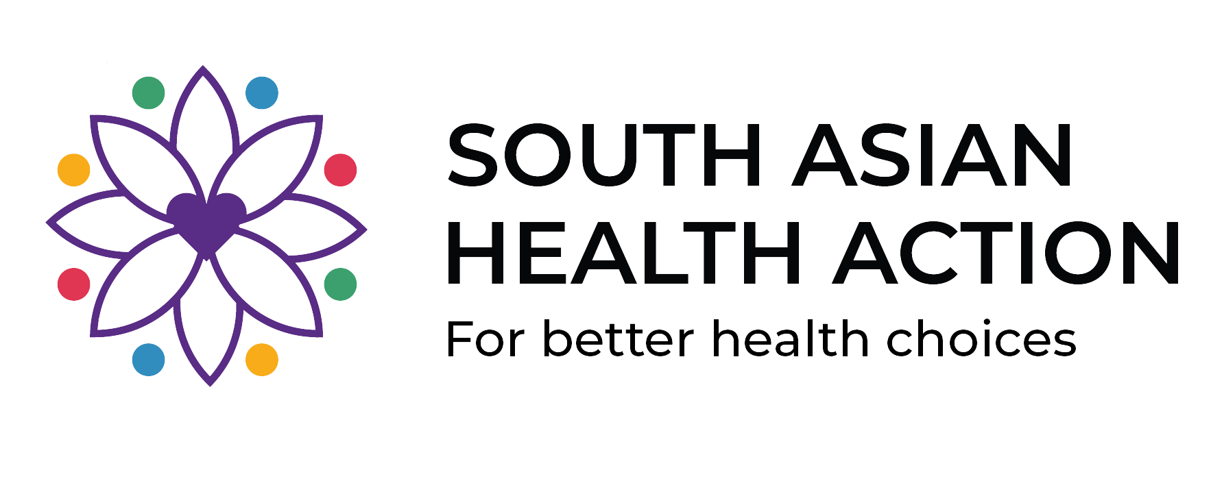 South Asian Health Action logo